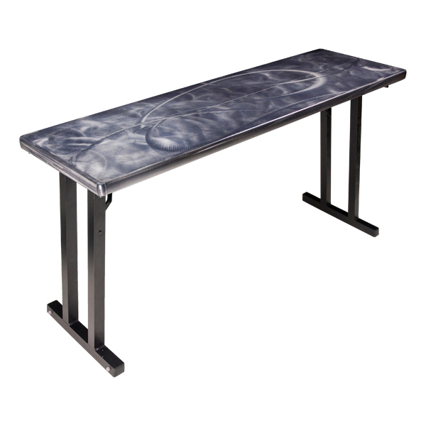 Swirl Aluminum Training Table